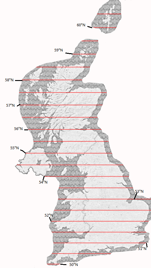 Populous Latitudes of the United Kingdom Quiz By pitchorneirda