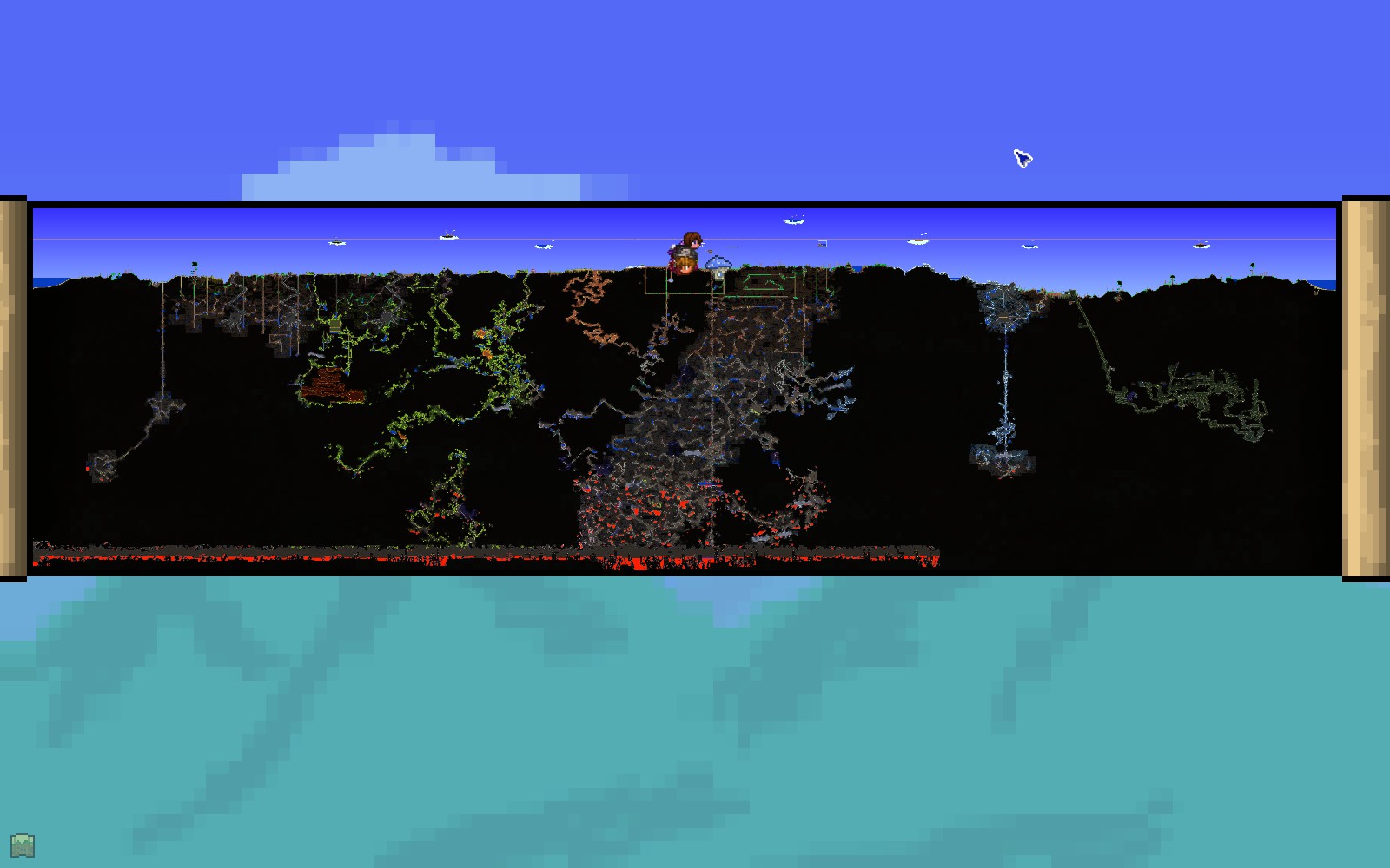 Question about Crimson, Hallow, Corruption and Jungle in my world Terraria