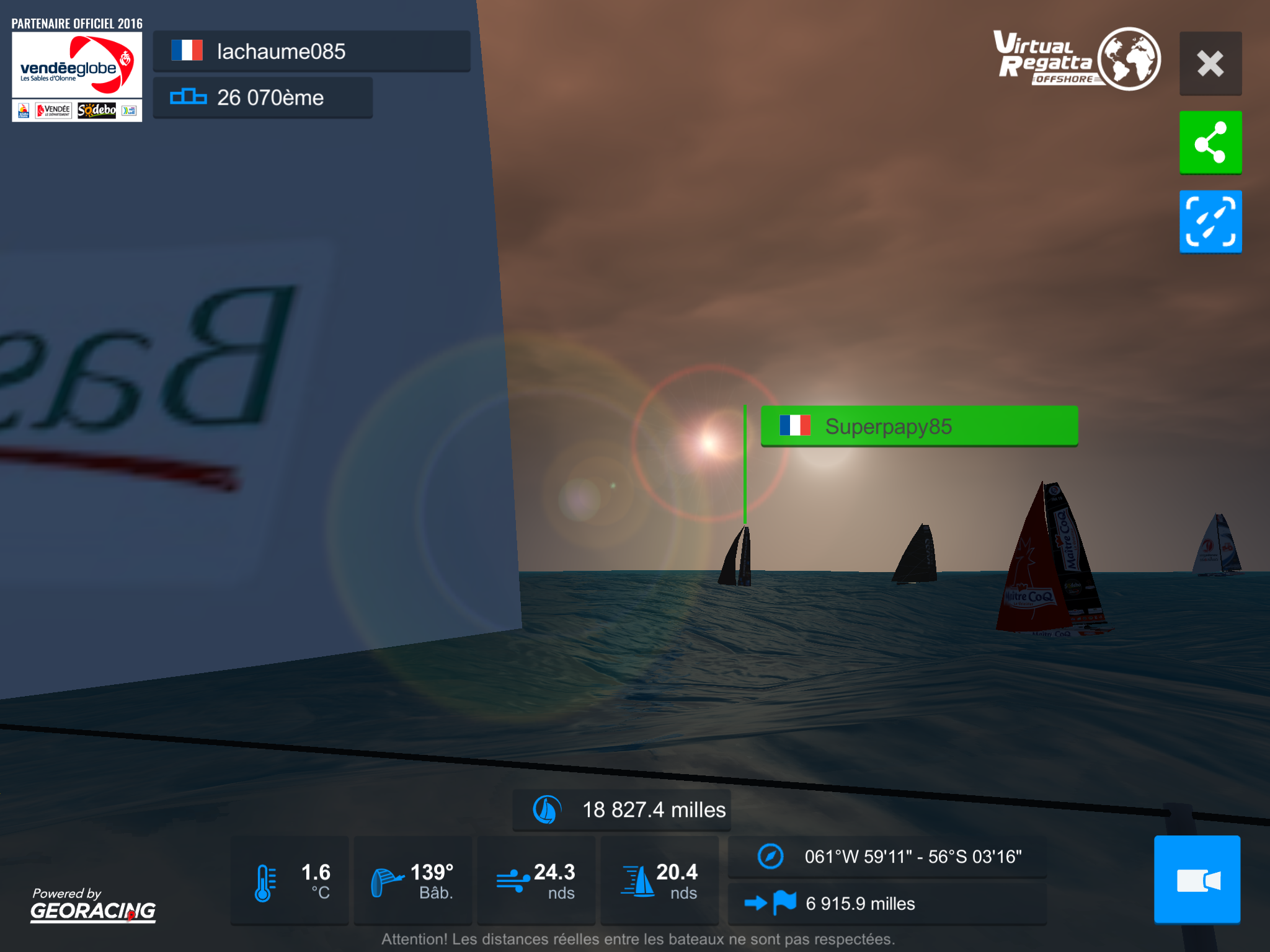 [Vendée Globe Virtuel 2016] La course sur VR - Page 34 1482844745046197900
